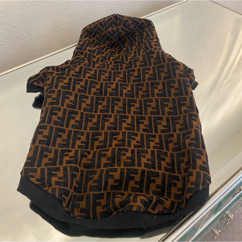 Dog Jacket with Zipper and Hood for Small Dog - Never Worn
